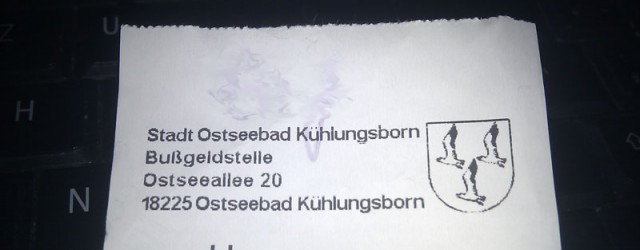 Parkgebühren Ostseebad Kühlungsborn